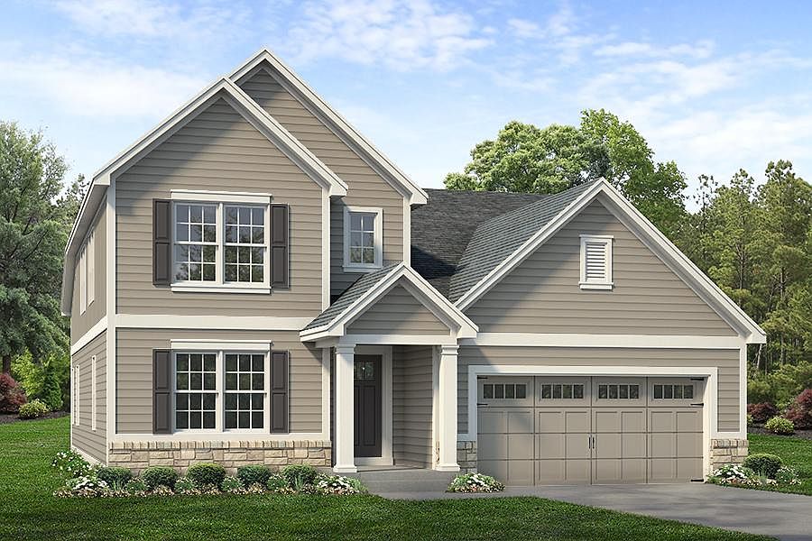 Madison 2 Car Garage Elevation A