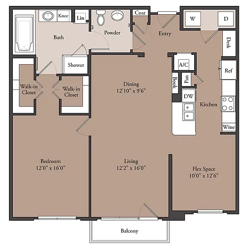 Floor plan The Claremont
