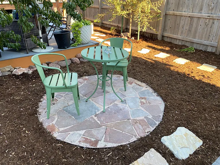 Outdoor seating area