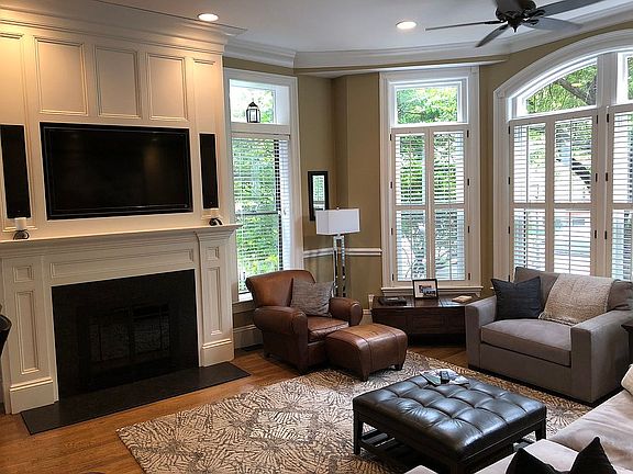 Stately Fireplace & Mantle