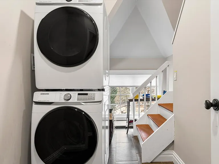 2nd level Laundry Room and walk up to attic storage