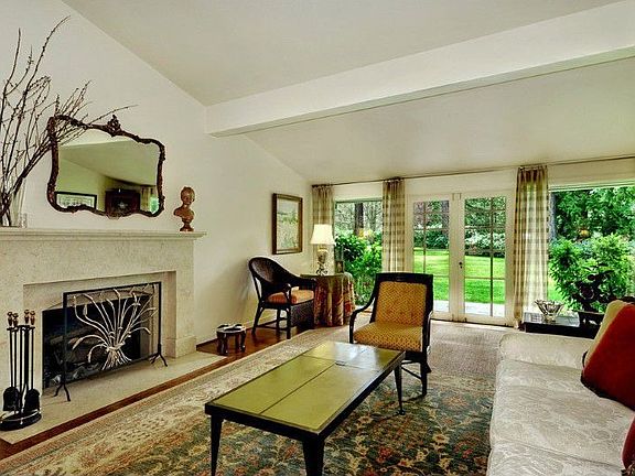 Lovely formal living room is wonderful for entertaining.