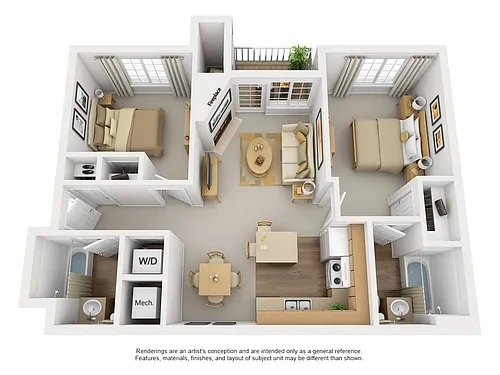 Floor plan Flatirons