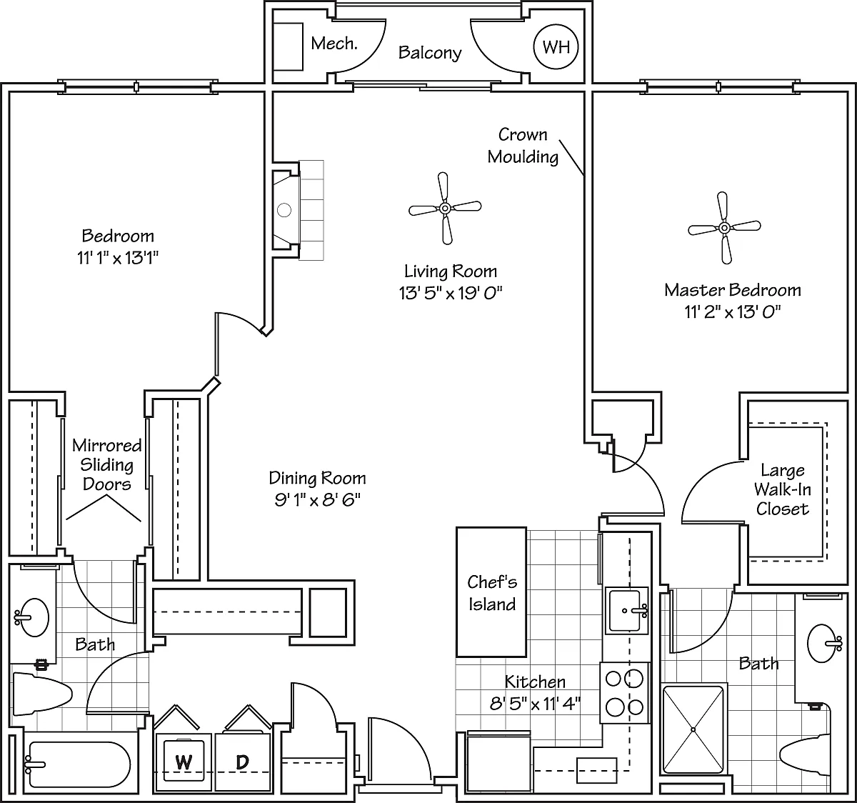 Floor plan The Barclay Loft