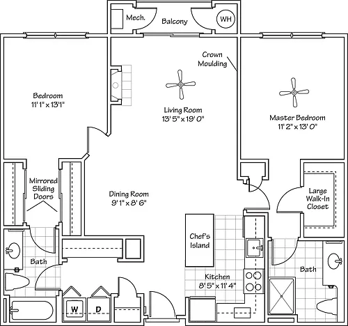 Floor plan The Barclay