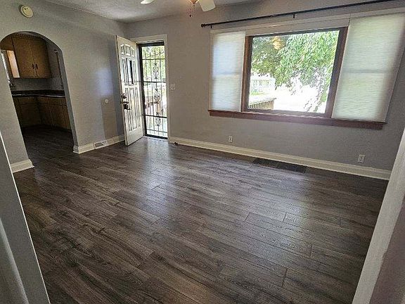 Living room with picture window