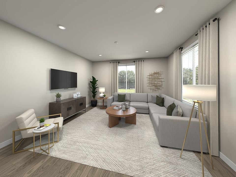 Sunset floorplan interior image rendering at a Meritage Homes Community in Eagle Mountain, UT.