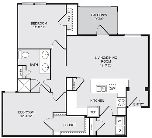 Floor plan B1
