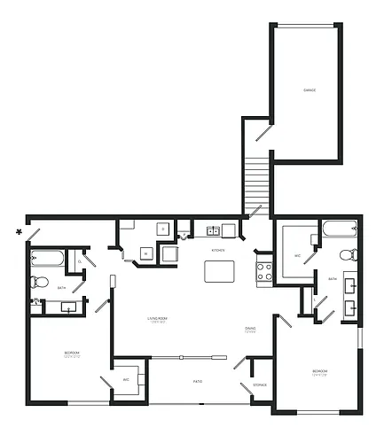 Floor plan Greenleaf - Garage