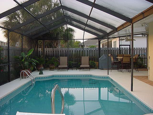 Screened Saltwater Pool and Lanai