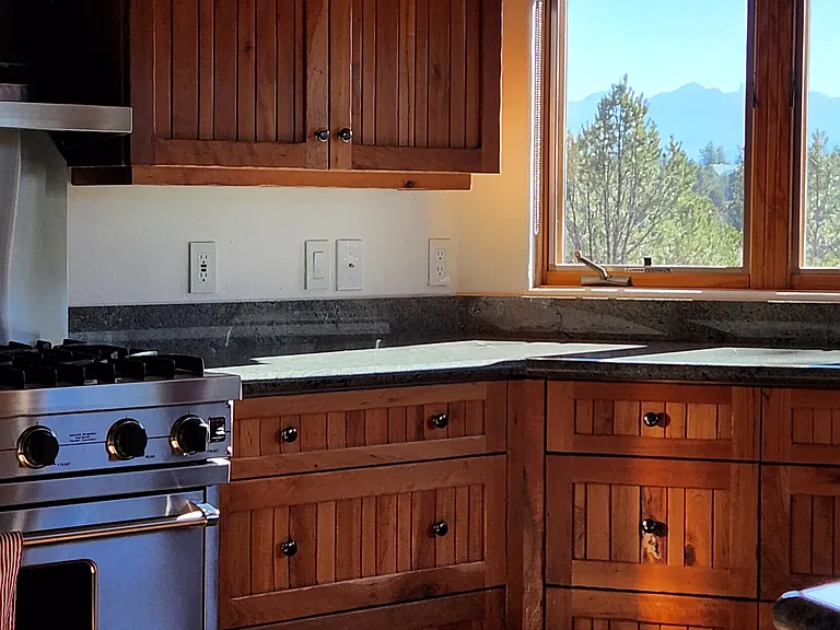 Kitchen view to Cimmaron Range
