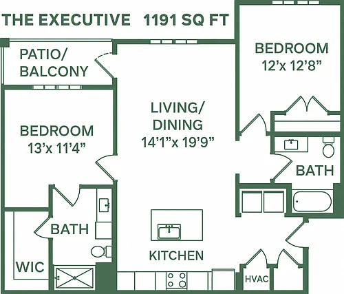 Floor plan Executive B2
