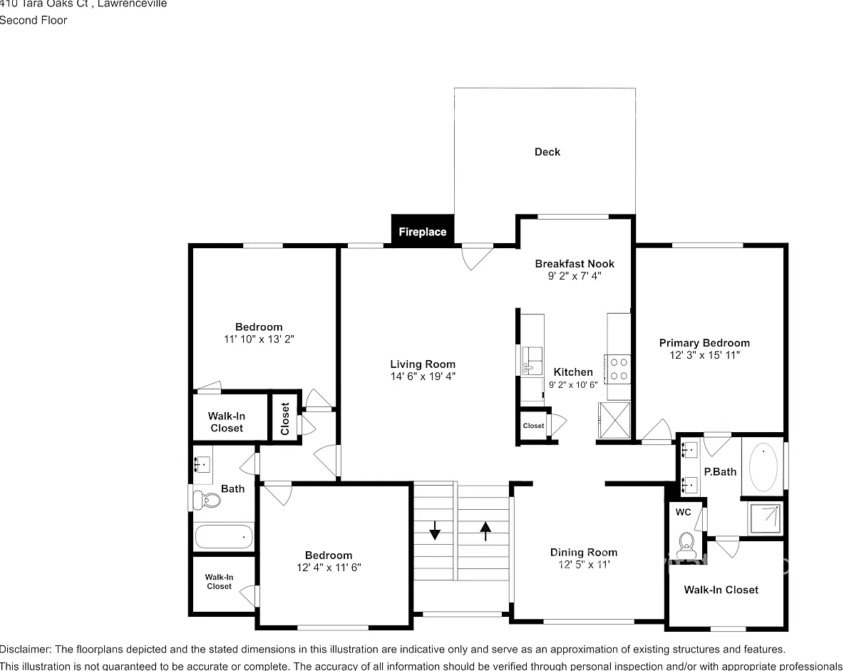 410 Tara Oaks Ct Lawrenceville, GA 30043 — Photo 3