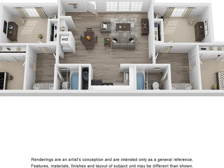 The Hudson I 2 Bed x 2 Bath The Hudson I 2 Bed x 2 Bath