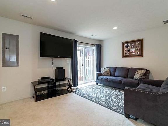 Family room that leads to backyard