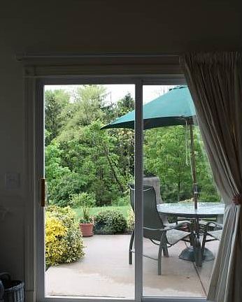 View from living room