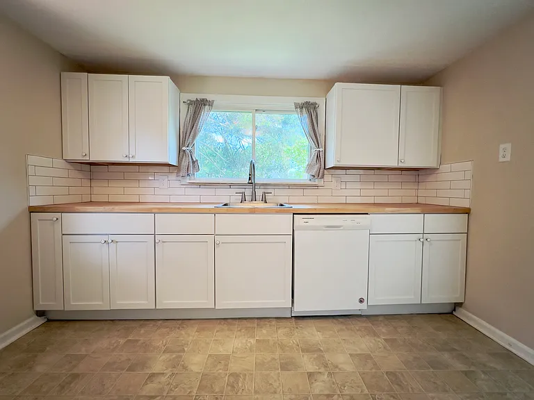 New kitchen with dishwasher