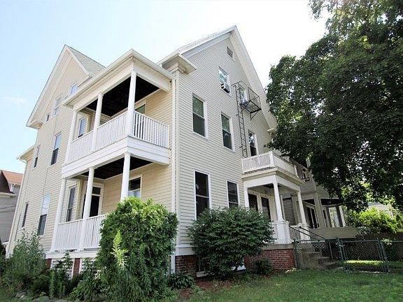 Second floor walk up with porch.