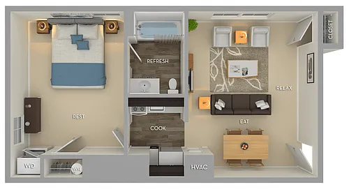 Floor plan A01-II
