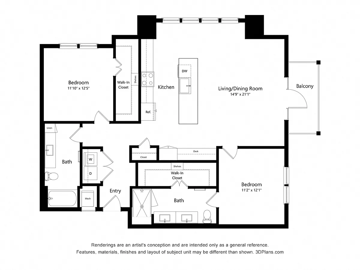 Floor plan TY.B2.4