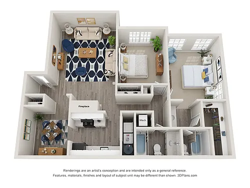 Floor plan B1