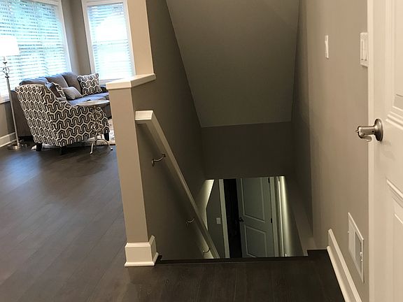 Open stairs to finished base