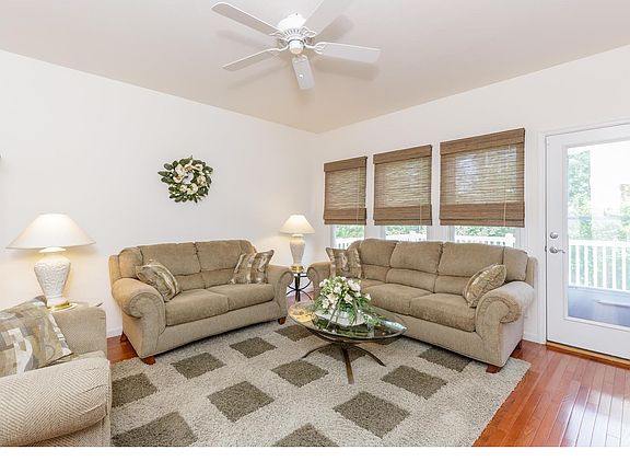 Great Room with hardwood floors