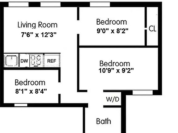 2nd image of 971 Columbus Ave #3B