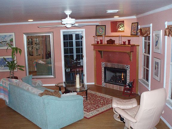 fiireplace in living room