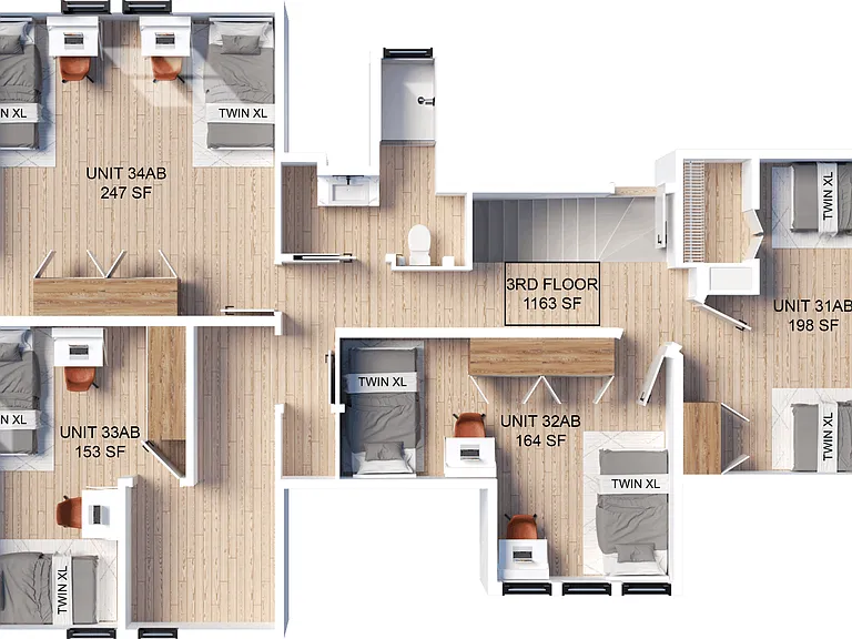 1770 La Loma Third Floor Plan 1770 La Loma Third Floor Plan