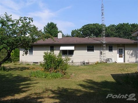 Rear view of home