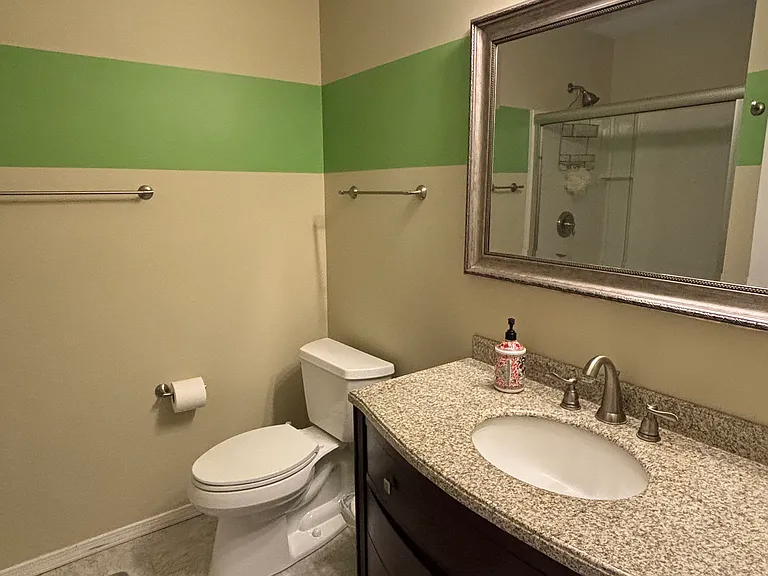 Basement bathroom