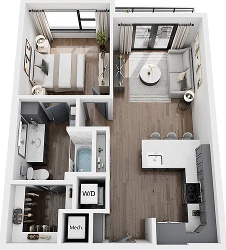 Floor plan A2a