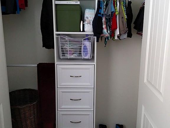 2nd and 3rd bedroom closets