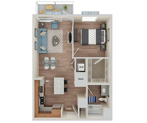 Floor plan 304