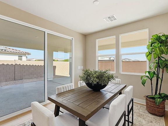 Stunning casual dining area with ample natural light