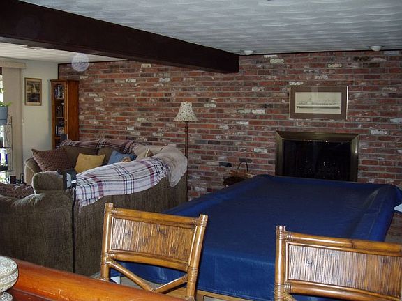 Second fireplace-lower level