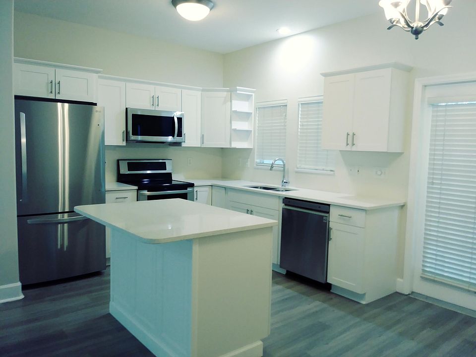 kitchen all appliances are new and also cabinet. French door go to the patio.