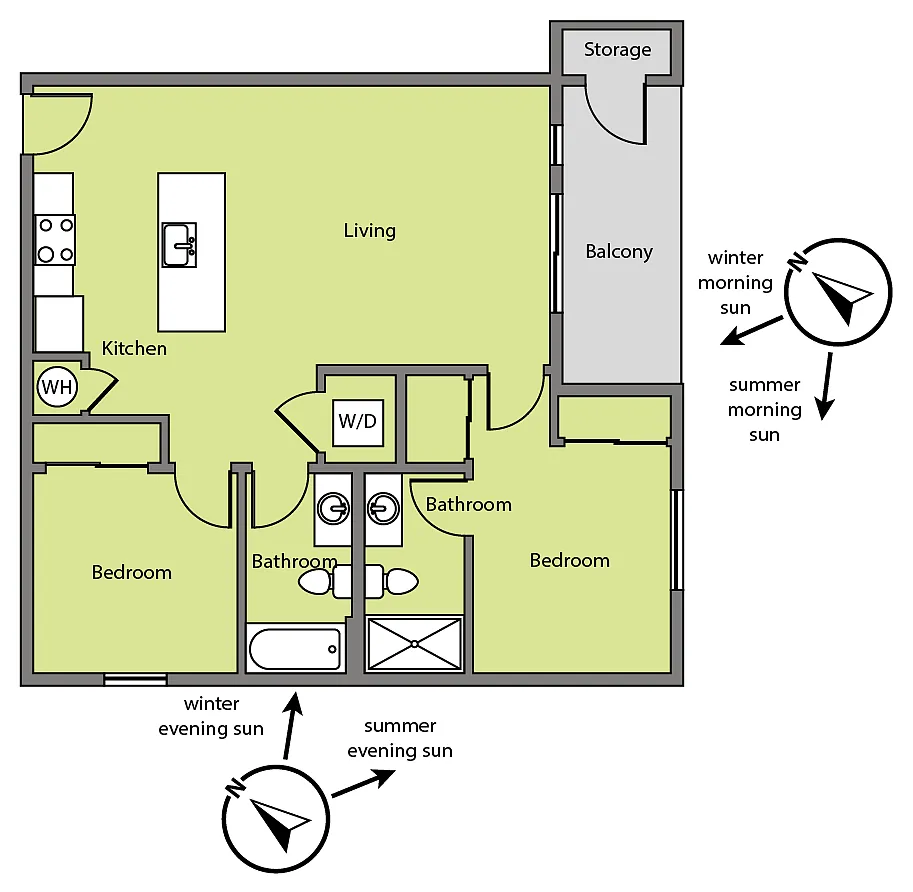 Floor plan 219 Santa Fe