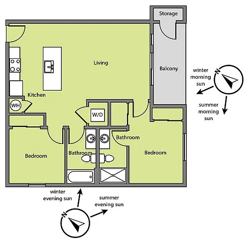 Floor plan 219 Santa Fe