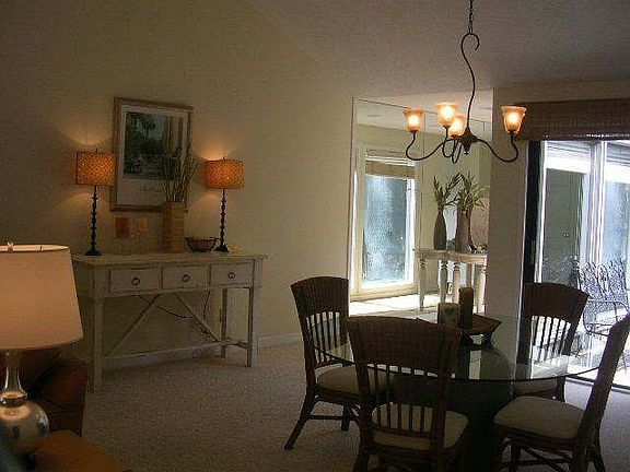 separate dining area off living room