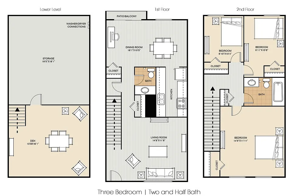 Floor plan 3 Bedroom