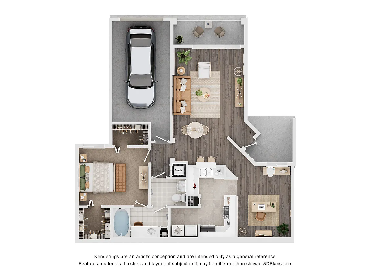 Floor plan Club Motor Court II