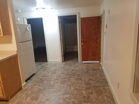 This is the kitchen leading into the bathroom
