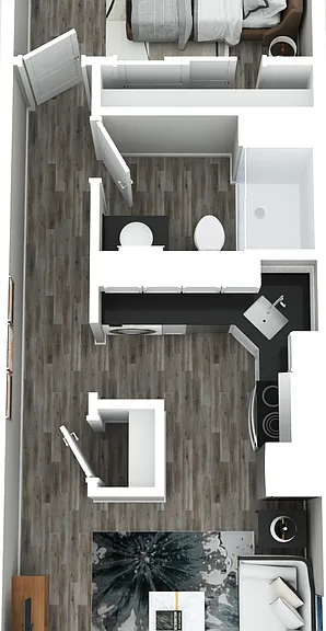 Newly Remodeled 1 Bedroom Apartment, Walk to Campus! — Photo 5