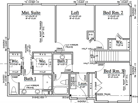 Second floor plans