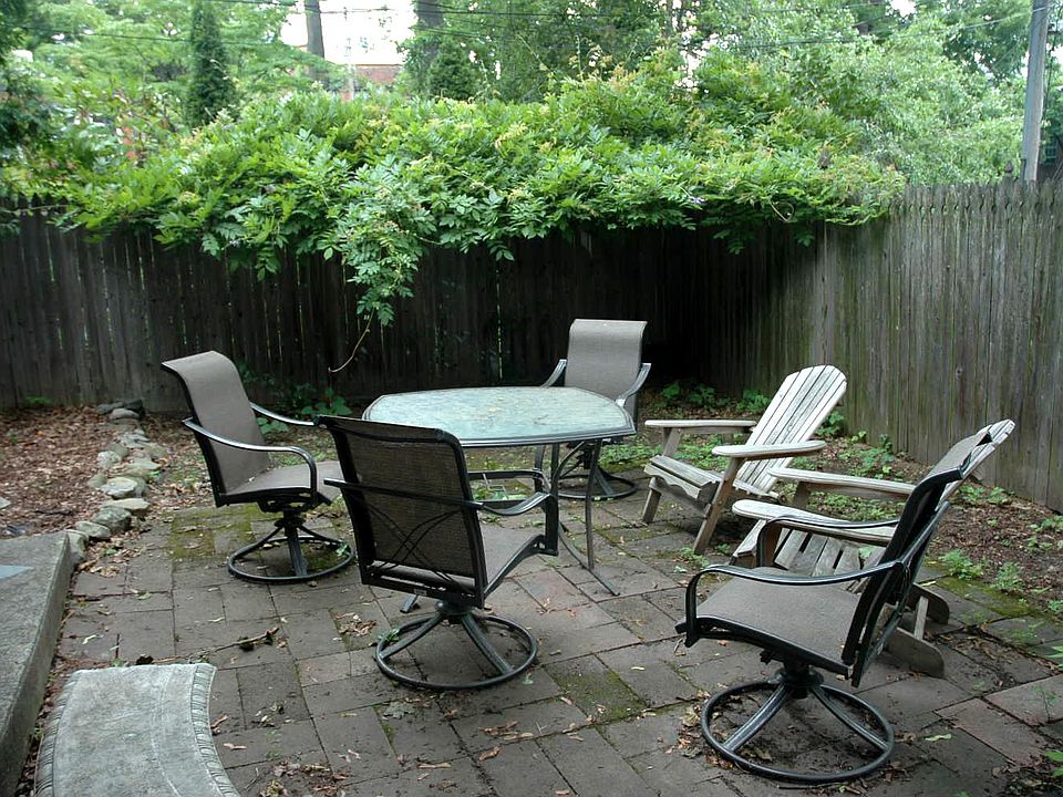 Private backyard