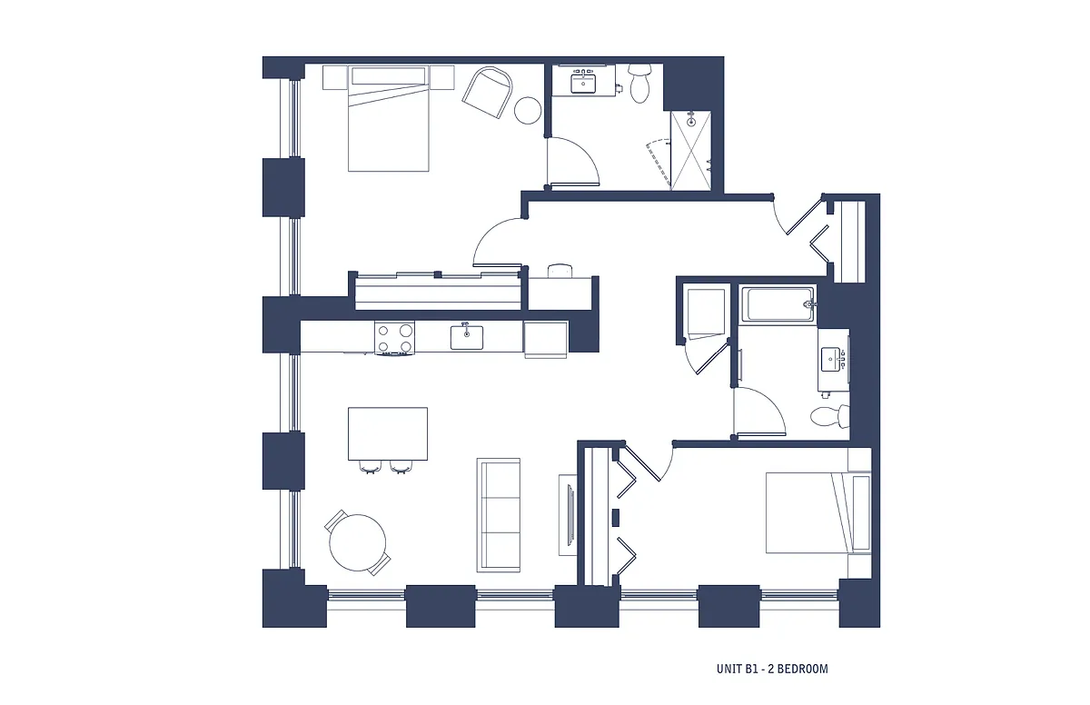 Floor plan B1
