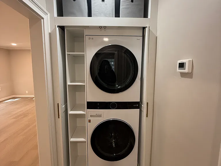 Laundry closet