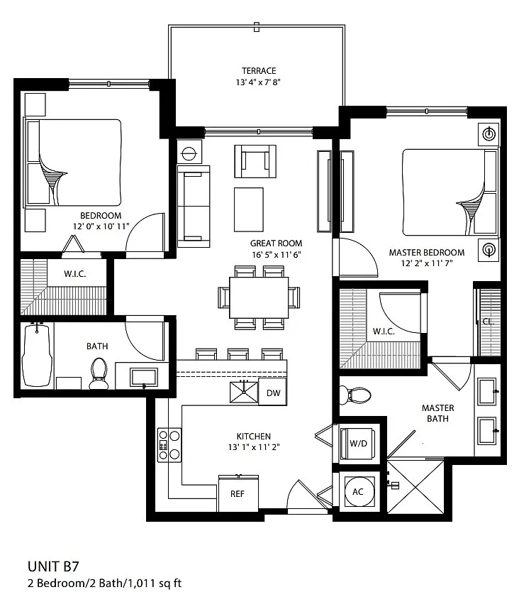 Floor plan B7
